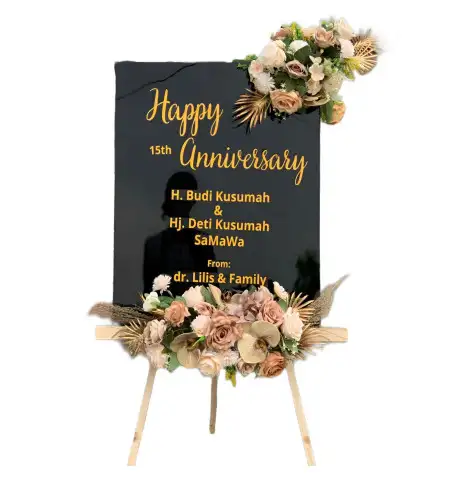 Papan Bunga Akrilik Karimun