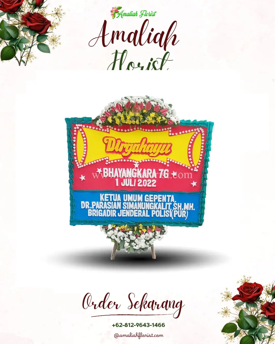 Papan Bunga HUT Ulang Tahun Karimun